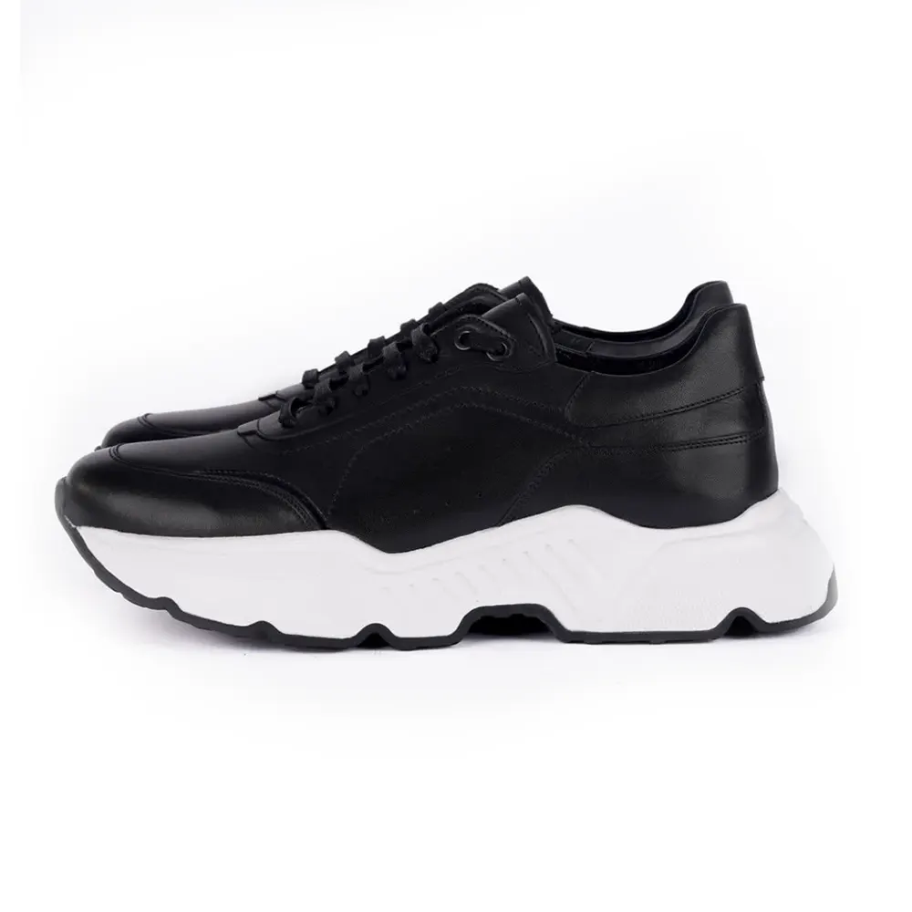 shoes-men-ciak-2974-3 کفش مردانه چرم کیاک مدل 2974 مشکی